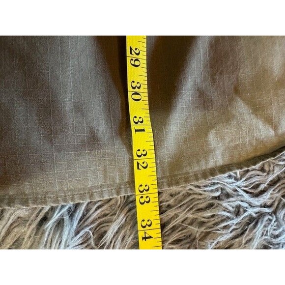 Browning Mens LRG Heavy Cotton Long Sleeve Button Front Hunting Shirt Green EUC - Picture 14 of 14